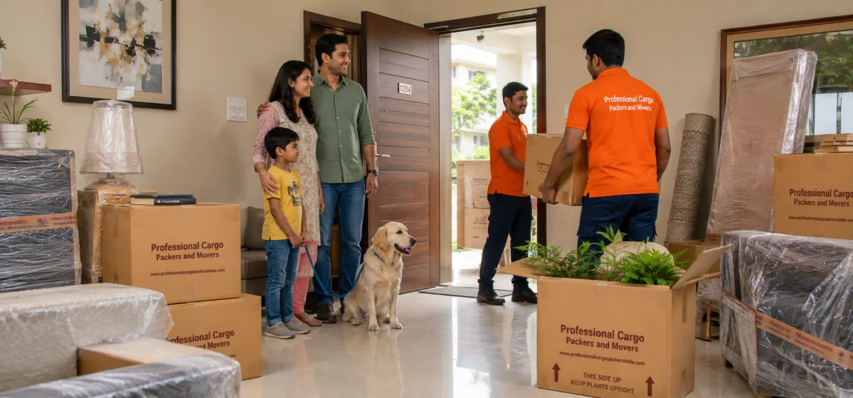Moving With Pets & Plants by Professional Cargo Packers and Movers