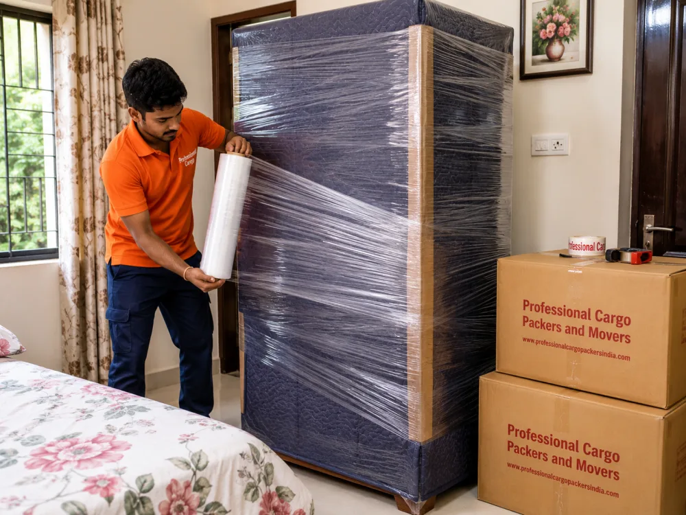 Furniture Wrapping by Professional Cargo Packers and Movers