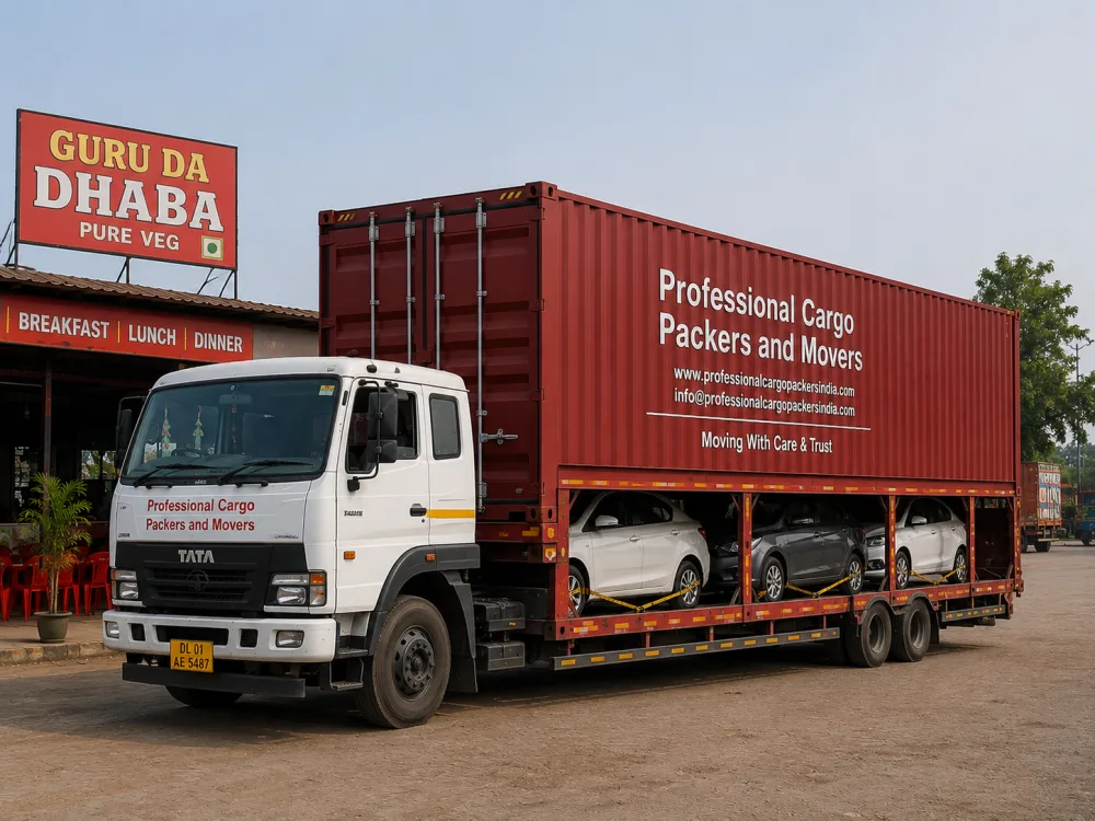 Multi-Car Carrier Transit by Professional Cargo Packers and Movers