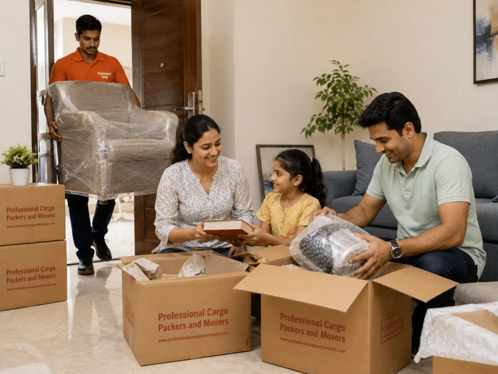 Safe Delivery & Unpacking by Professional Cargo Packers and Movers