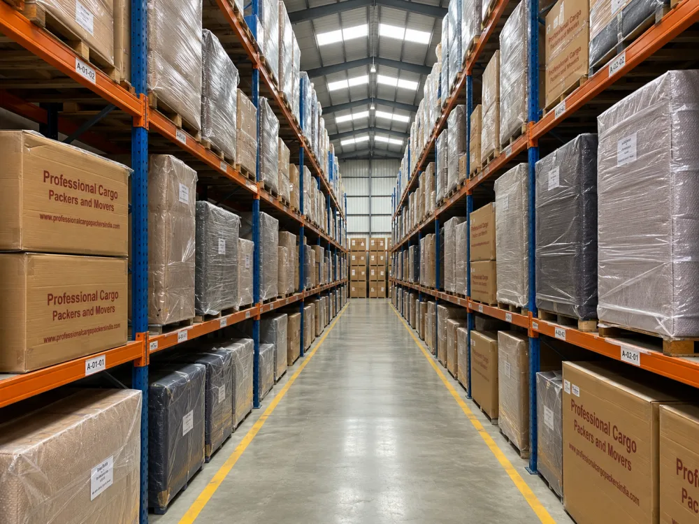 Secure Warehouse Storage by Professional Cargo Packers and Movers