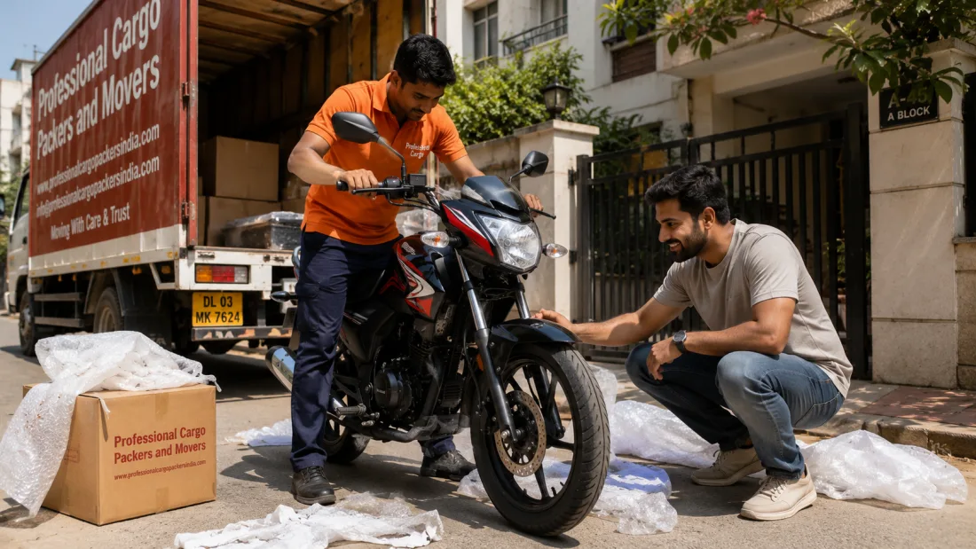 Bike Transportation: Delivery Check by Professional Cargo Packers and Movers