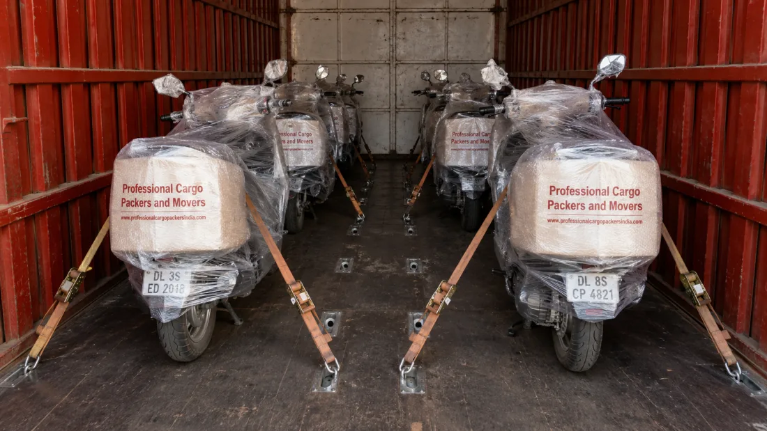 Bike Transportation: Secured for Transport by Professional Cargo Packers and Movers