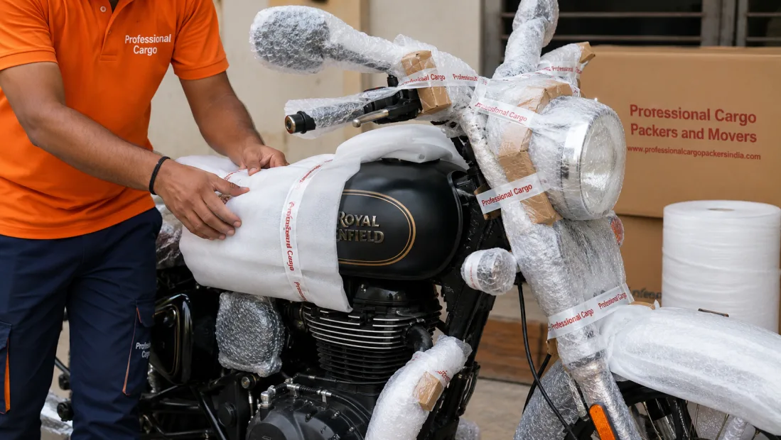 Bike Transportation: Protective Packing by Professional Cargo Packers and Movers