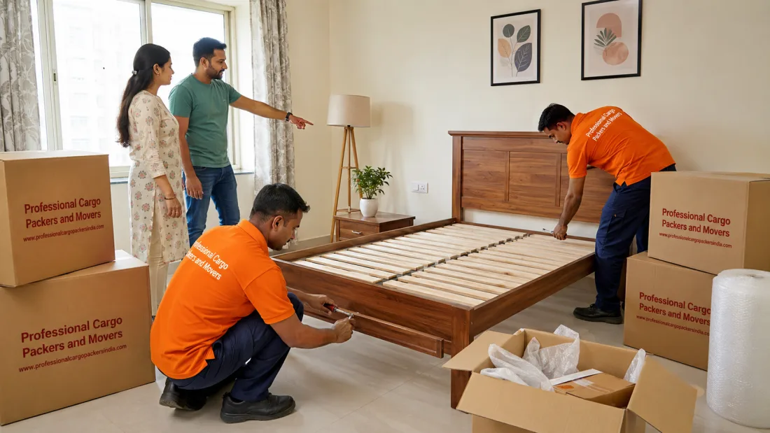 Household Shifting: Unpacking & Setup by Professional Cargo Packers and Movers