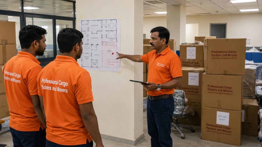 Office Relocation: Move Coordination by Professional Cargo Packers and Movers