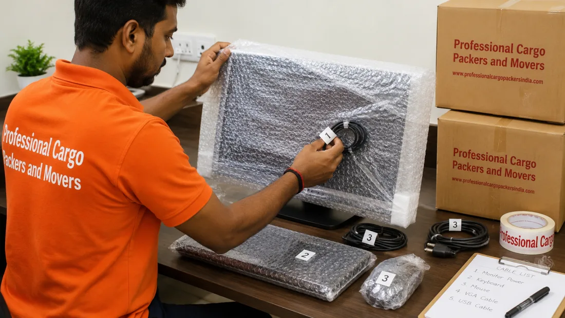Office Relocation: Workstation Packing by Professional Cargo Packers and Movers