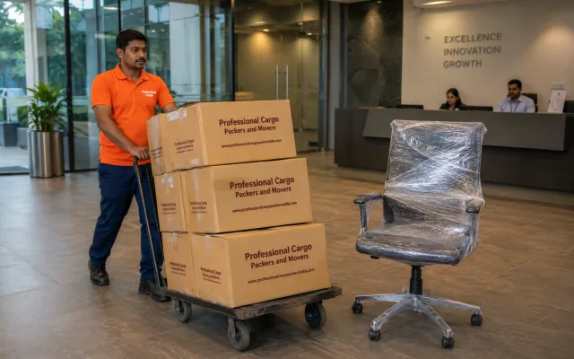 Office Relocation by Professional Cargo Packers and Movers