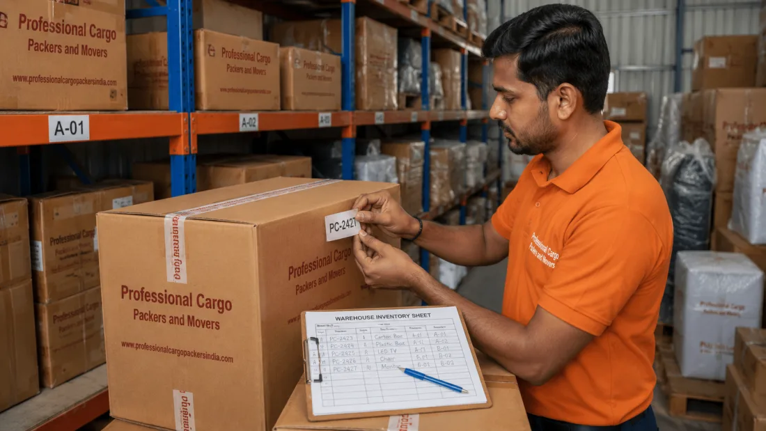Warehousing & Storage: Inventory by Professional Cargo Packers and Movers