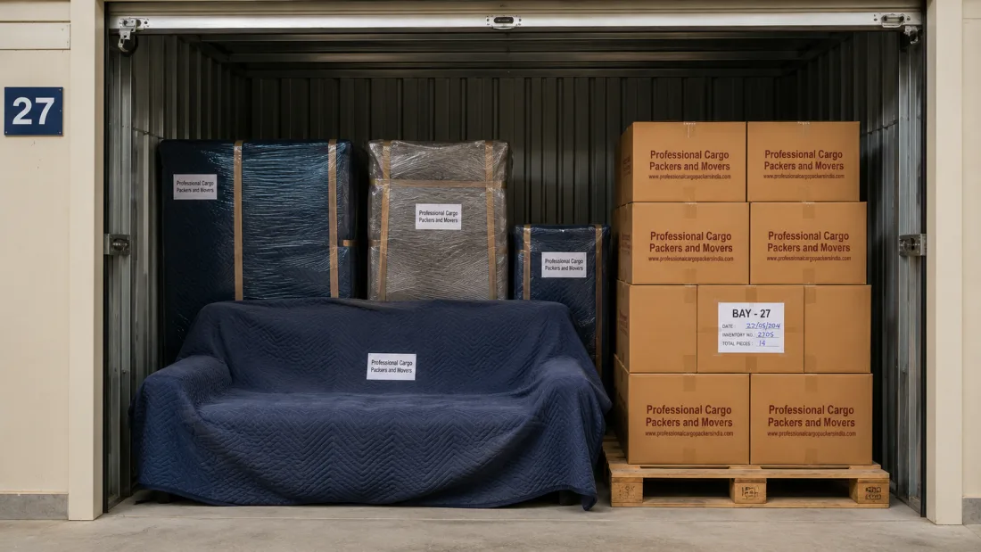 Warehousing & Storage: Stored Goods by Professional Cargo Packers and Movers